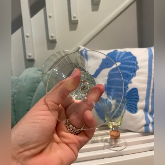 Set Of 2 Southern Living At Home Tango Water Iced Tea Goblets Multicolor Glass - Picture 14 of 16